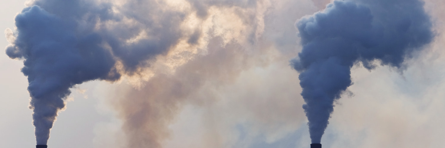 air pollution factory smoke stacks