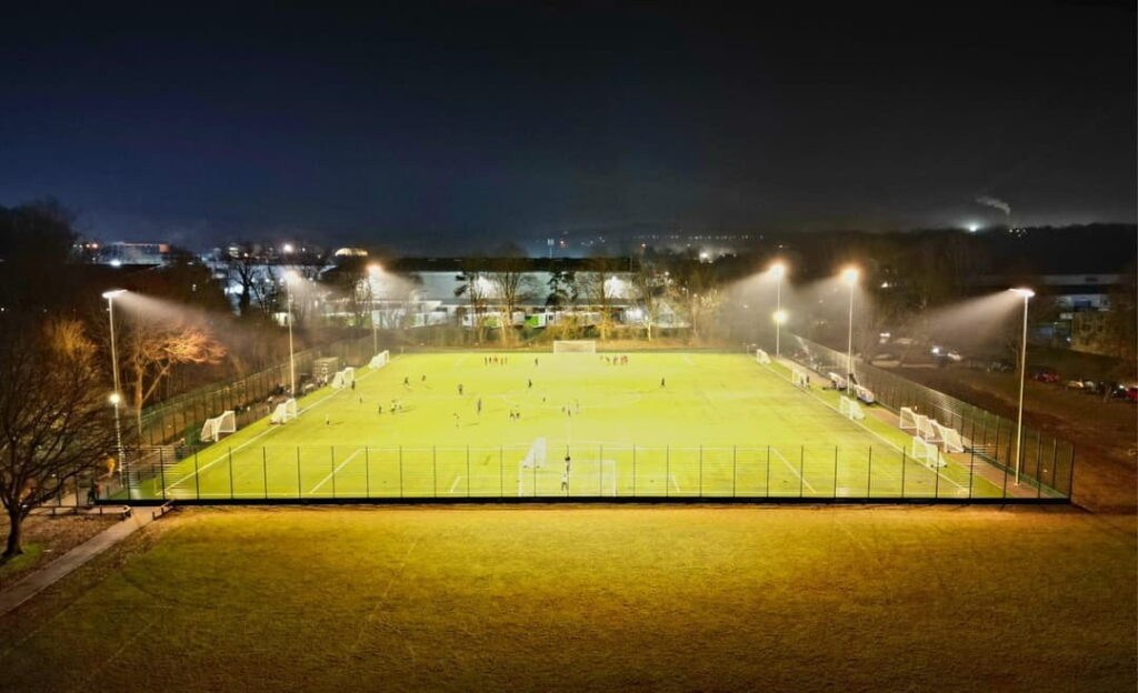football-field-park-at-night