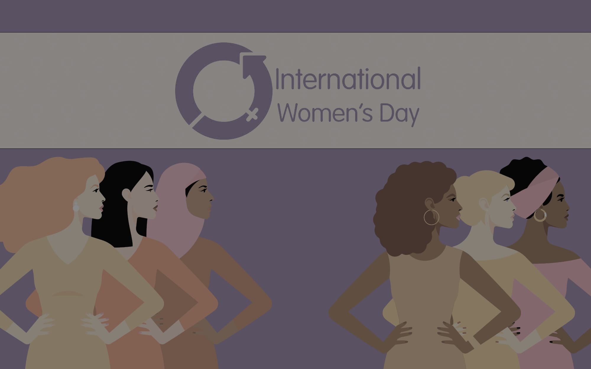 International women's day header image