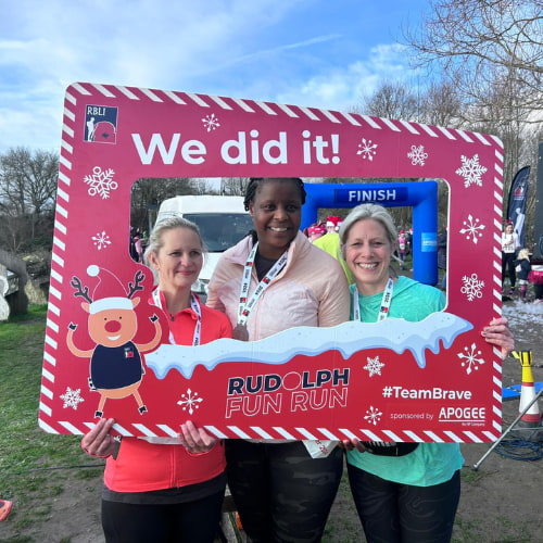 Der „Rudolph Fun Run“ von RBVE – der Höhepunkt
