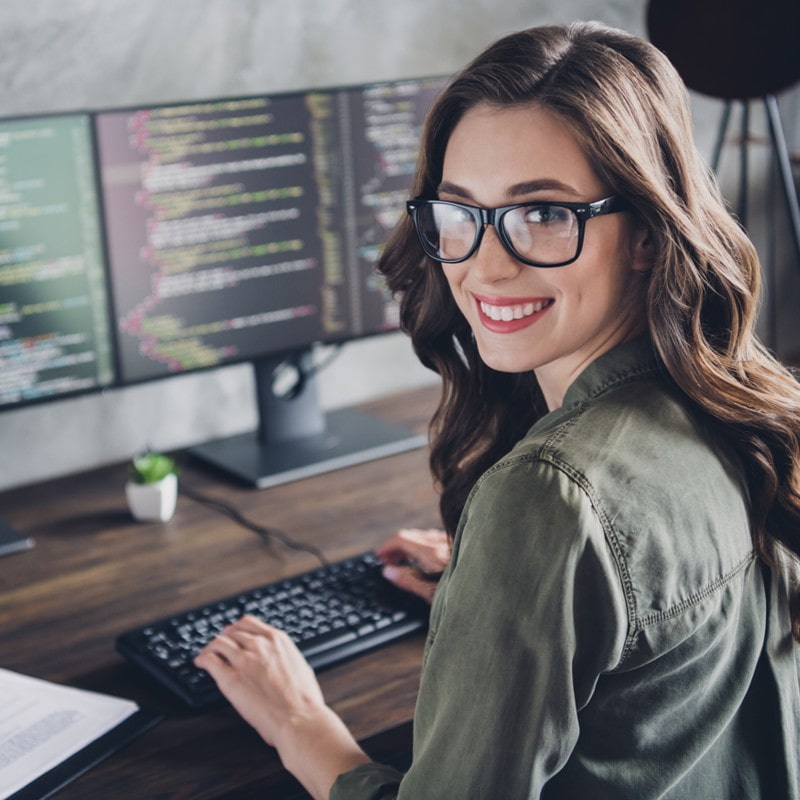 Produktion Lupe über Fotos drucken